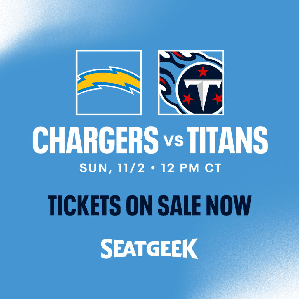 Los Angeles Chargers vs. Tennessee Titans - Nissan Stadium