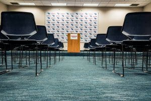 2019 nissanstadium interview room 1 - Nissan Stadium