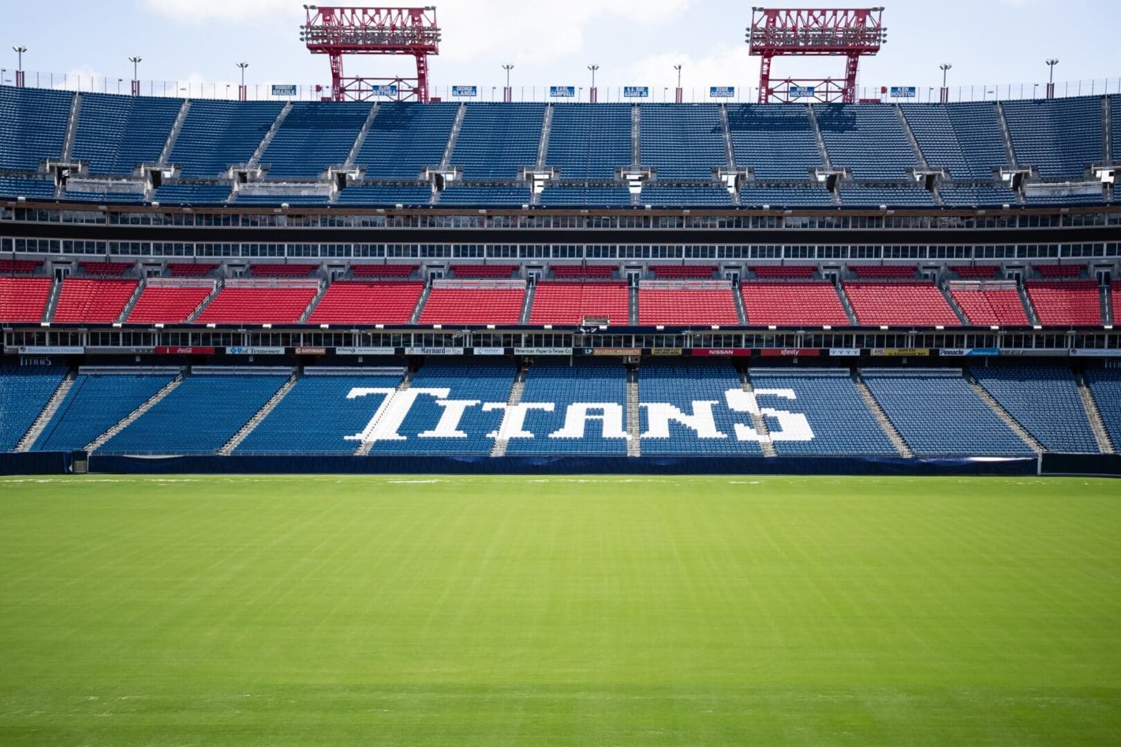 Tennessee Titans Seating Chart Map at Nissan Stadium