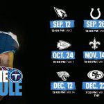 Tennessee Titans Home Schedule