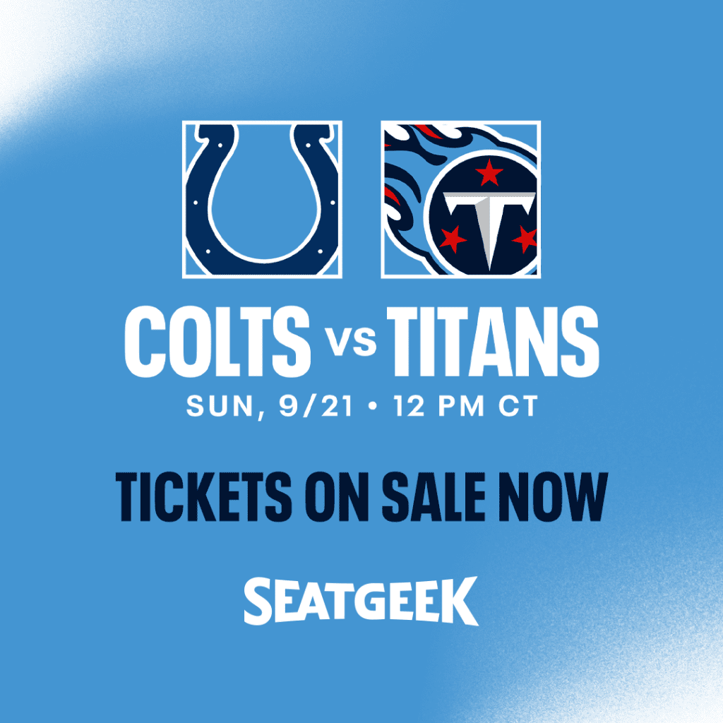 Indianapolis Colts vs. Tennessee Titans - Nissan Stadium