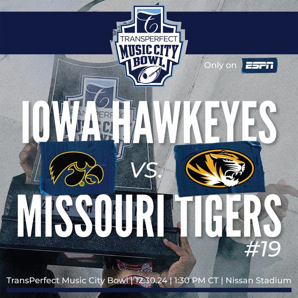 Music City Bowl - Iowa vs Missouri - Nissan Stadium