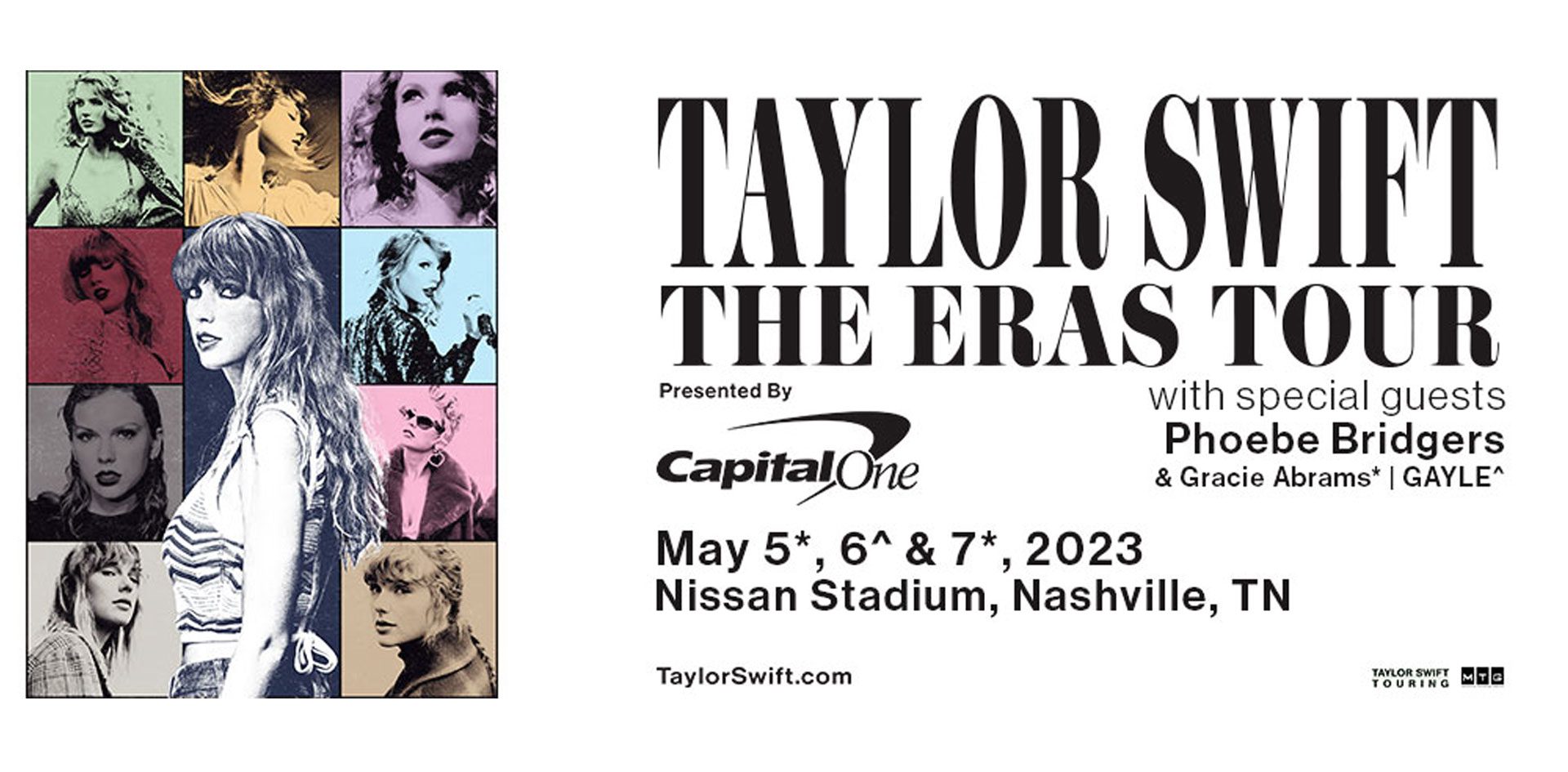 Taylor Swift - Nashville Live Music Venues - The Eras Tour