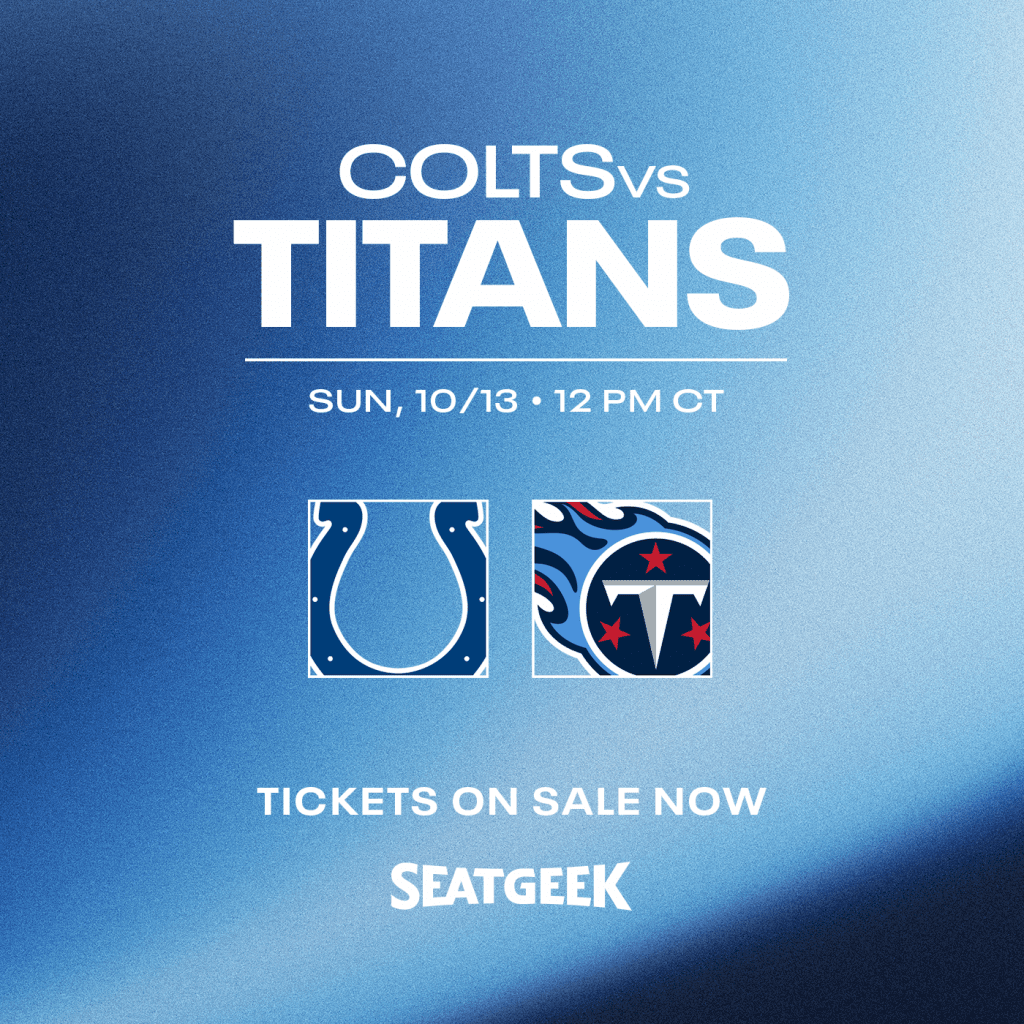 Indianapolis Colts vs. Tennessee Titans - Nissan Stadium