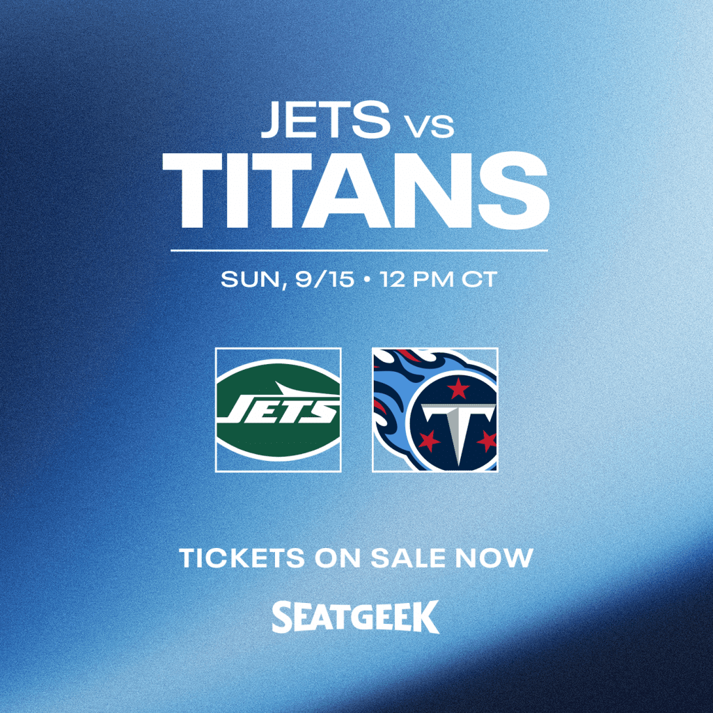 New York Jets vs. Tennessee Titans - Nissan Stadium