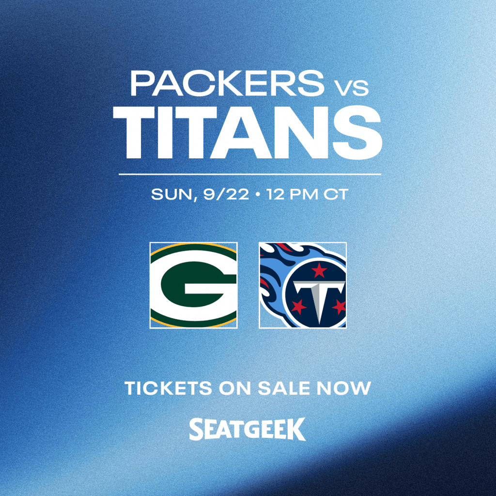 Green Bay Packers vs. Tennessee Titans - Nissan Stadium