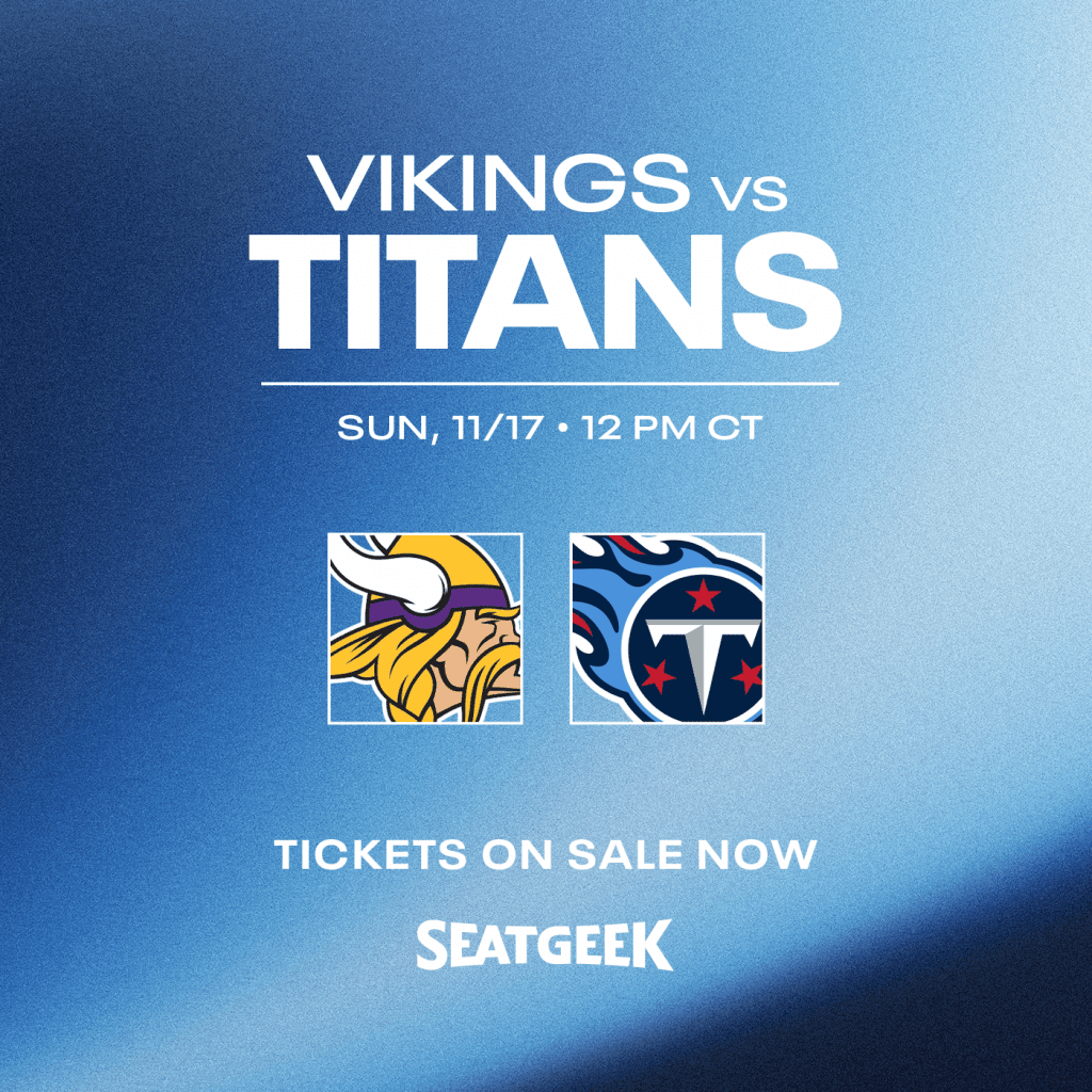 Minnesota Vikings vs. Tennessee Titans - Nissan Stadium