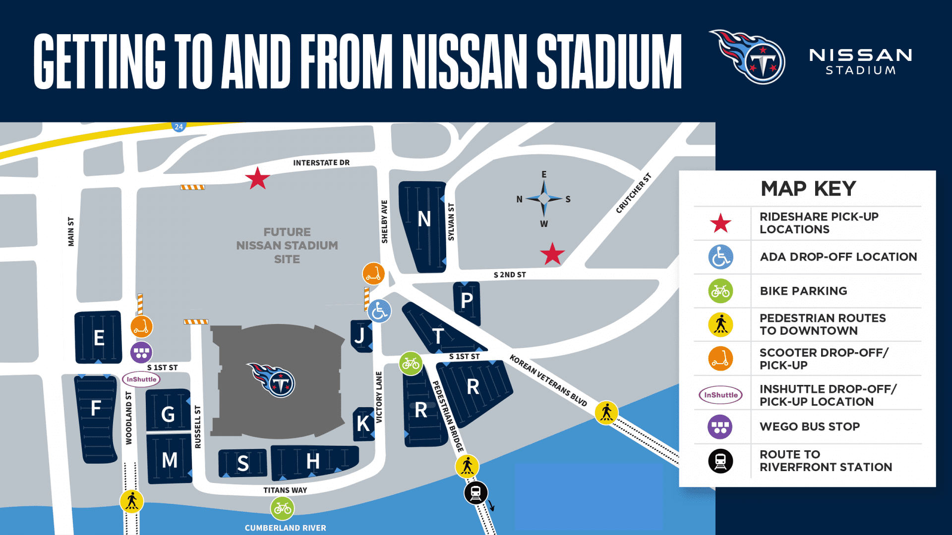 Titans Games Transportation - Nissan Stadium