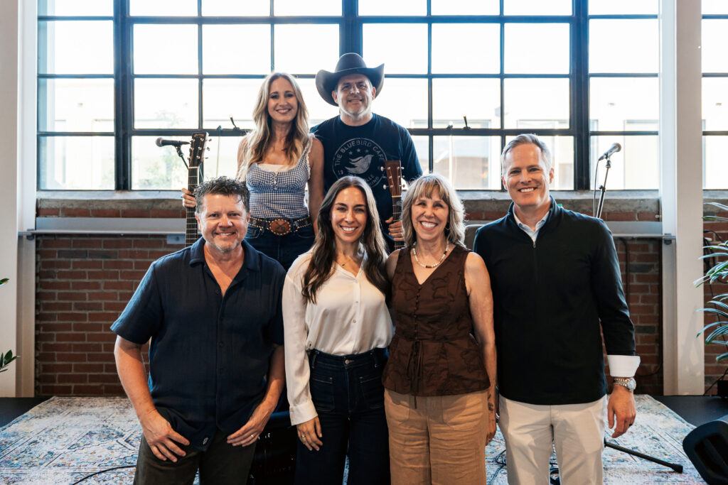 Bluebird Cafe and Tennessee Titans Announcement Group Photo