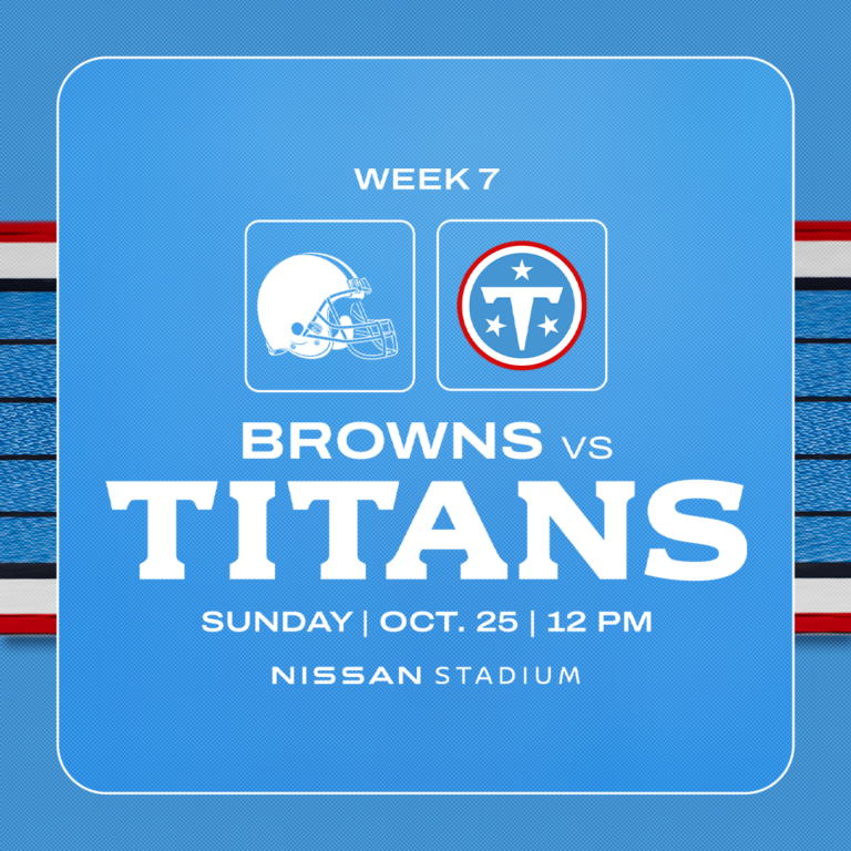 BROWNS VS TITANS