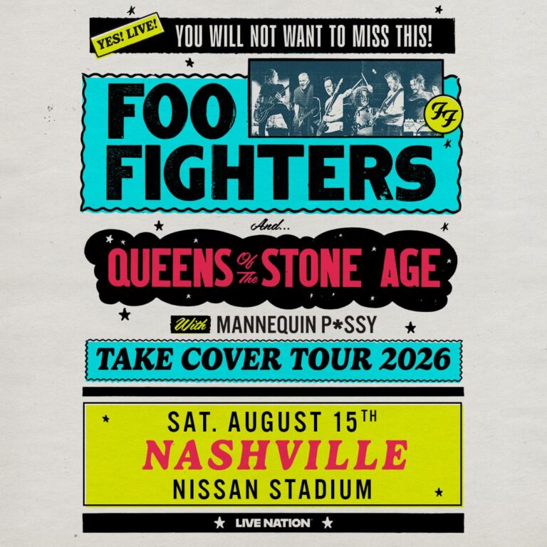Foo Fighters Take Cover Tour 2026